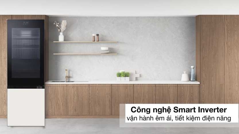 Tủ lạnh LG LBB33BGMAI 2 cánh giúp thực phẩm được bảo quản tốt hơn