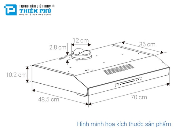 Máy Hút Mùi Hafele Âm Tủ HC-B705B