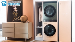 Lựa chọn tháp giặt sấy LG WashTowwer WT1410NHEG đem lại không gian sang trọng tuyệt đối