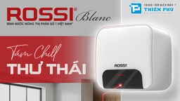 Bình nóng lạnh Rossi 20 Lít Blanc RBC-20SQ an toàn, tiện nghi cho gia đình 4 người