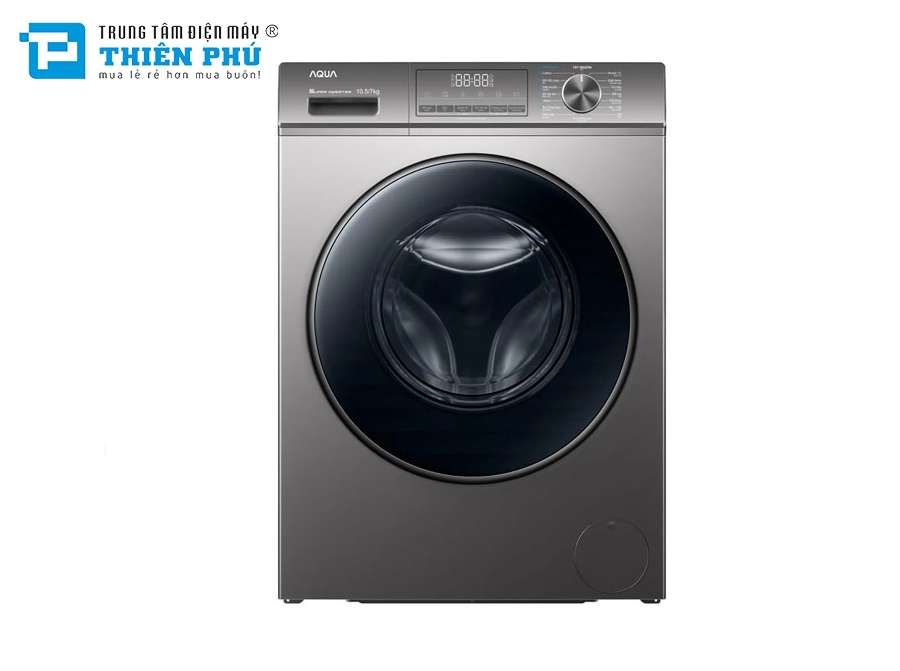 Máy Giặt Sấy Aqua AQD-AH1051J.PS Giặt 10 Kg Sấy 7 KG