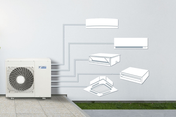 Dàn nóng điều hòa multi Daikin 5MXM100RVMV – Lựa chọn chân ái cho lô gia chung cư cao cấp
