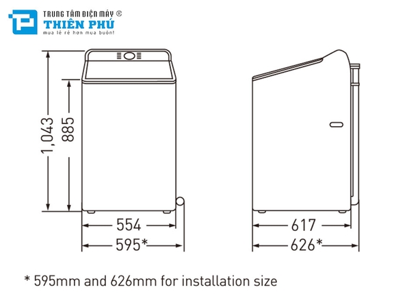Máy Giặt Panasonic 11 Kg NA-F110A9DRV