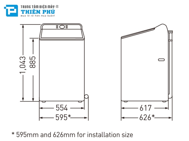 Máy giặt Panasonic 11 Kg NA-F110A9DRV