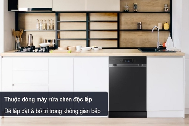 Khám phá các công nghệ tiện ích có trên máy rửa bát Samsung DW60CG550FSG/SV