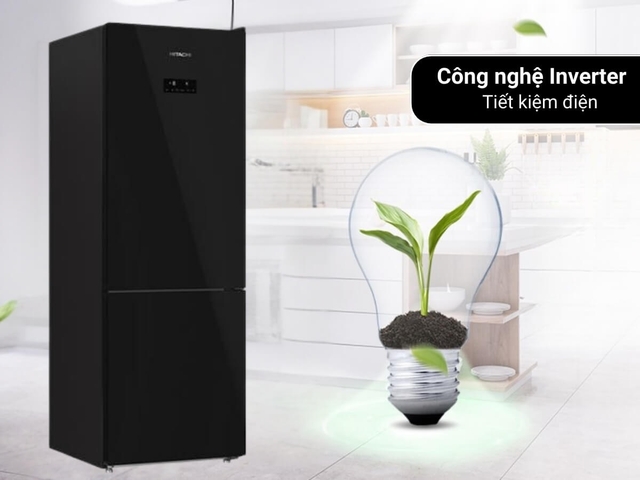 Những điều bạn cần biết về mẫu tủ lạnh Hitachi HRBN6340DGBKVN 323 lít