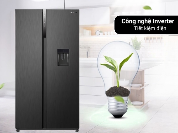 5 tính năng từ tủ lạnh Hitachi HRSN9552DWDXVN 2 cánh đánh gục mọi khách hàng