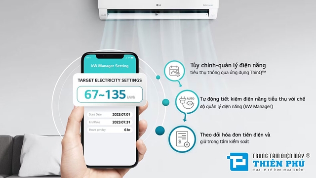 Điều hòa LG 24000 inverter IEC24M1 &#8211; Lựa chọn thông minh cho phòng khách lớn