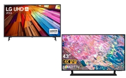 So sánh tivi LG 43UT8050PSB và Samsung A43Q60BAKXXV loại nào tốt hơn?