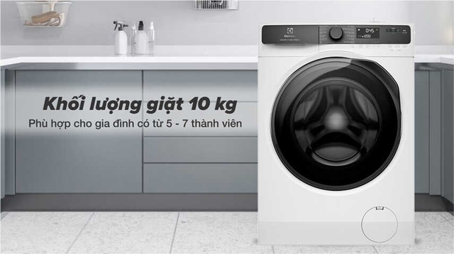 Máy Giặt Electrolux Inverter 10Kg EWF1023P5WC giặt sạch vượt trội cùng nhiều tính năng hữu ích