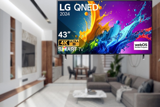 Smart tivi LG 43 inch 43QNED80TSA giá 10tr500k liệu có đáng mua?