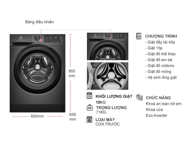 TOP 5 máy giặt electrolux giá rẻ đáng mua nhất hiện nay