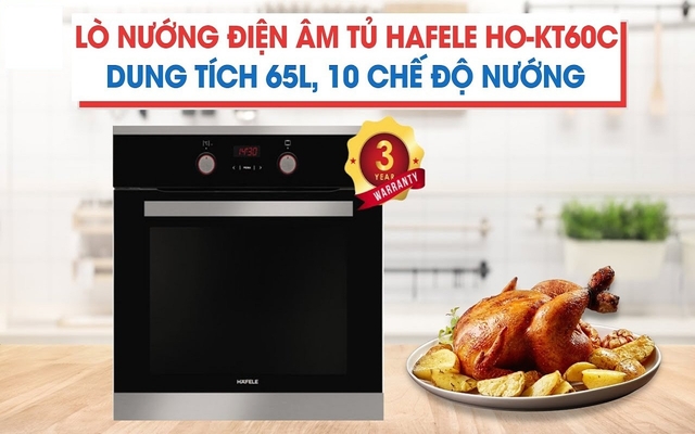 Đánh giá chi tiết tính năng Lò nướng Hafele HO-KT60C 534.05.571