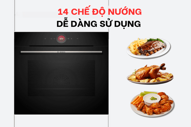 Đánh giá chi tiết Lò Nướng Bosch Series 8 HBG7241B1 có tốt không