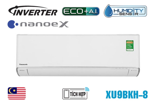 Đánh giá điều hòa Panasonic 1 chiều 9000btu inverter CS-XU9BKH-8 có tốt không?