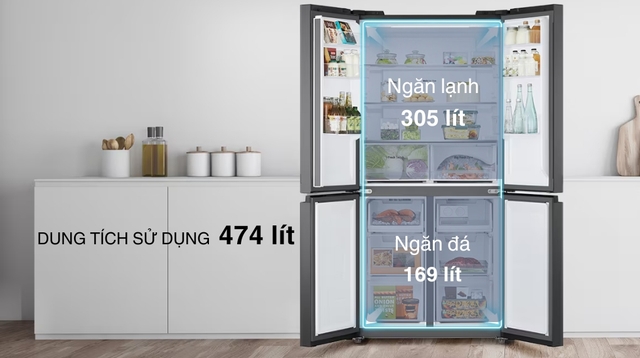 Khám phá một số tính năng nổi bật có ở tủ lạnh LG 4 cánh LFB47BLG