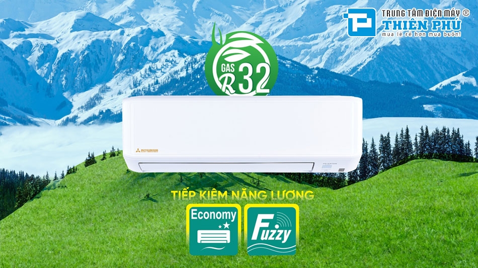Ngân sách 10 triệu mua ngay điều hòa Mitsubishi 12000 1 Chiều SRK13YZP-W5