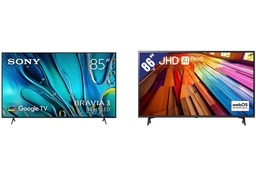 So sánh tivi Sony 85 inch K-85S30 và tivi LG 86 inch 86UT8050PSB, nên dùng loại nào?