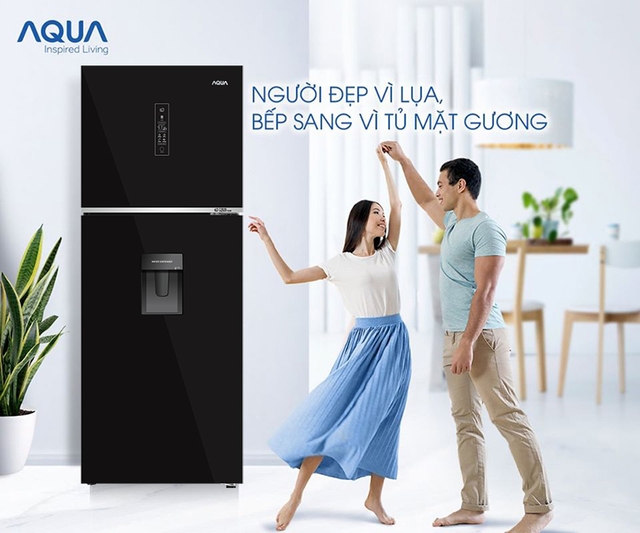 Lý do nên chọn mua tủ lạnh Aqua inverter AQR-T369FA(WGB) cho gia đình mình