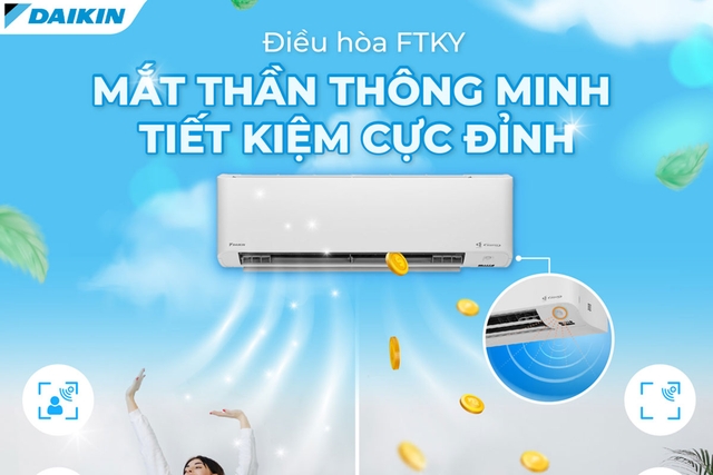 Tổng hợp 5 công nghệ đáng chú ý trên điều hòa Daikin 12000btu FTKY35ZVMV model 2025