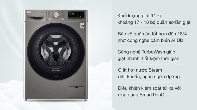 Mua máy giặt cần biết gì? TOP 3 máy giặt LG giá rẻ nên mua nhất năm 2025
