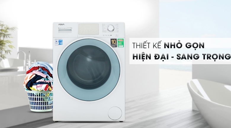 Phân tích khả năng giặt trên máy giặt Aqua inverter AQD-D850E.W
