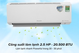 Tổng hợp các công nghệ đáng chú ý được trang bị trên điều hòa Daikin 22000btu FTKF60ZVMV