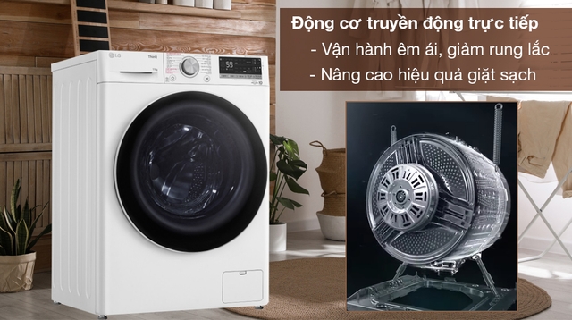 5 điểm nỏi bật mà bạn cần biết khi mua Máy Giặt LG Inverter 11Kg FV1411S4WA