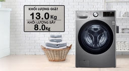 Điểm qua 4 ưu điểm nổi bật của chiếc Máy giặt sấy LG 13Kg Sấy 8Kg FV1413H3BA