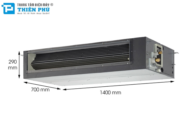 Dàn Lạnh Nối Ống Gió Điều Hòa Trung Tâm Panasonic 2 Chiều 36200Btu S-106MF2E5A8