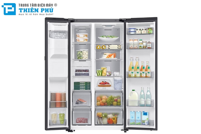 Tủ Lạnh Samsung Inverter Side By Side 634 Lít RS80F65J2BSV