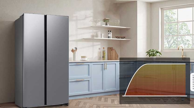 Tủ lạnh Samsung 2 cánh RS57DG400EM9SV mang lại nhiều tiện nghi thiết thực