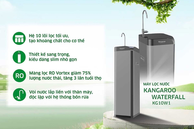 Đánh giá chi tiết máy lọc nước Kangaroo 10 lõi KG10W1