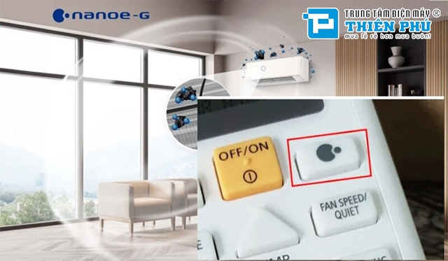 Chức năng Nanoe-G trên điều hòa Panasonic 1 chiều CS-N12AKH-8 có tác dụng gì?