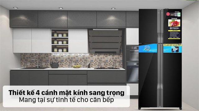 Tủ lạnh Panasonic inverter NR-DZ601VGKV đỉnh cao công nghệ làm lạnh tiết kiệm điện