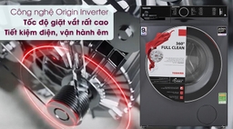 Đánh giá phương pháp giặt hiện đại trên máy giặt Toshiba inverter TW-BK105G4V(SS)