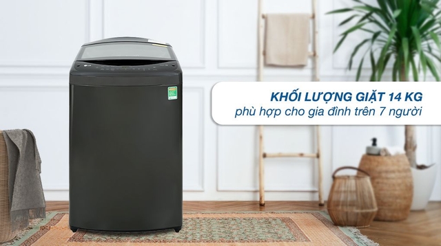 Những chiếc máy giặt LG lồng đứng được dùng phổ biến ở mọi gia đình