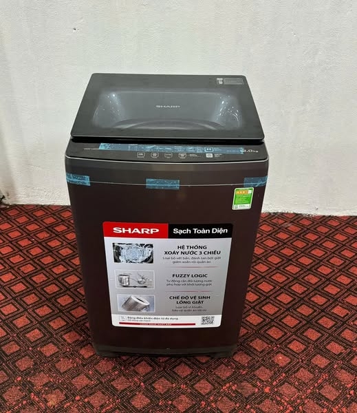 Máy Giặt Sharp 12kg ES-W12NV-GY giá rẻ nhưng có nhiều tính năng bền bỉ