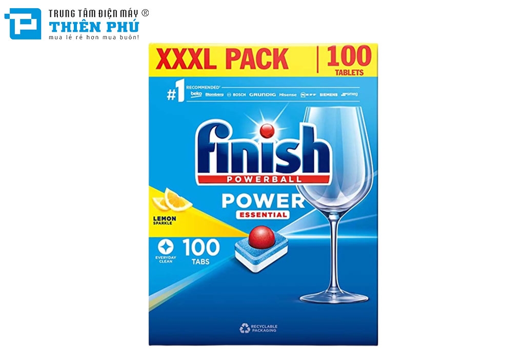 Viên Rửa Bát Finish Power Essential 100 Viên