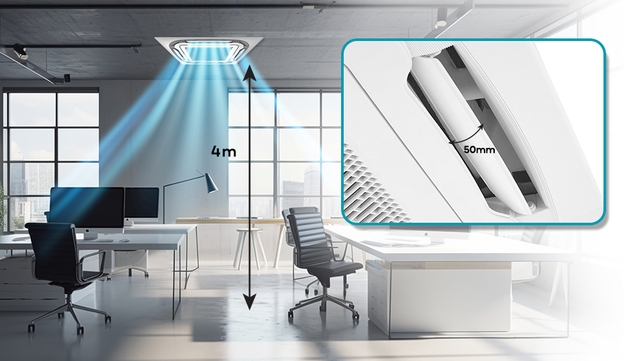 Điều hòa âm trần Casper 36000Btu CC-36FS35 &#8211; Sự kết hợp hoàn hảo giữa công suất mạnh mẽ và thiết kế âm trần tinh tế