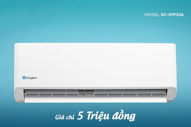 10 lý do nên chọn ngay điều hòa Casper 9000btu 1 chiều SC-09FS36 ở hè 2025