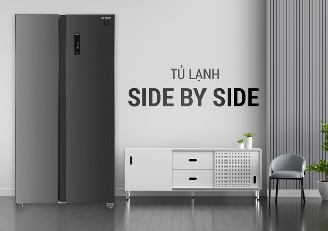 Những lý do khiến bạn chọn tủ Tủ Lạnh Sharp Inverter Side By Side 600 Lít SJ-SBXP600V-BK