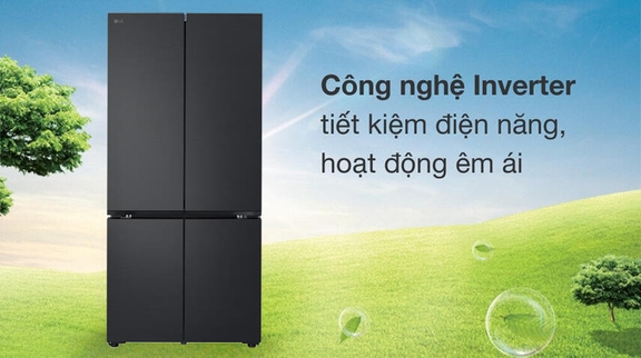 Khám phá mẫu tủ lạnh LG 4 cánh LFB58BLMA đa tính năng
