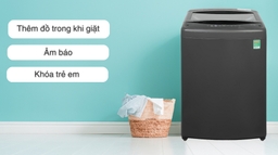 Giặt giũ nhẹ nhàng hơn với máy giặt  LG 14Kg T2514VBTB