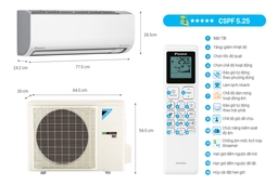 8 ưu điểm hấp dẫn người dùng từ điều hòa Daikin 22000btu 1 chiều FTKF60ZVMV