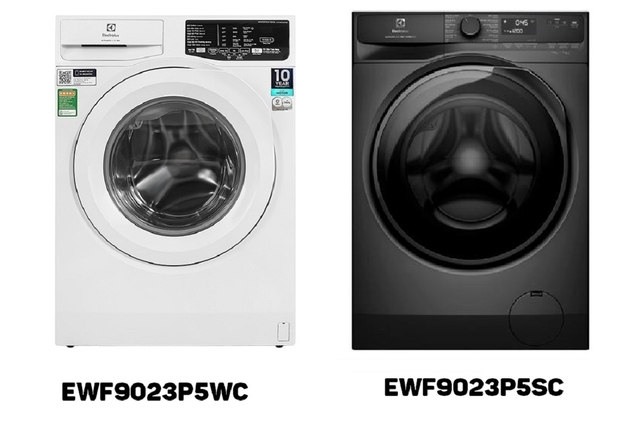 Cặp đôi máy giặt electrolux 9Kg EWF9023P5WC và EWF9023P5SC &#8211; Giặt giũ mạnh mẽ, tiết kiệm tối ưu