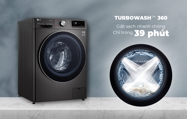 Lý do nên lựa chọn máy giặt LG 9Kg FV1409S4M cho gia đình có 3- 5 thành viên