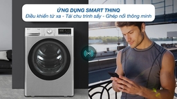 Máy sấy quần áo LG 10.5kg inverter DVHP50P thiết kế sang trọng, công nghệ hiện đại