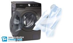 Máy giặt samsung cửa ngang WW10TP44DSB/SV giặt nhanh mà tiết kiệm điện, tiết kiệm nước