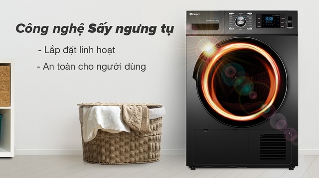 Đặc điểm nổi bật có trong máy sấy quần áo Casper ngưng tụ TD-80CGB